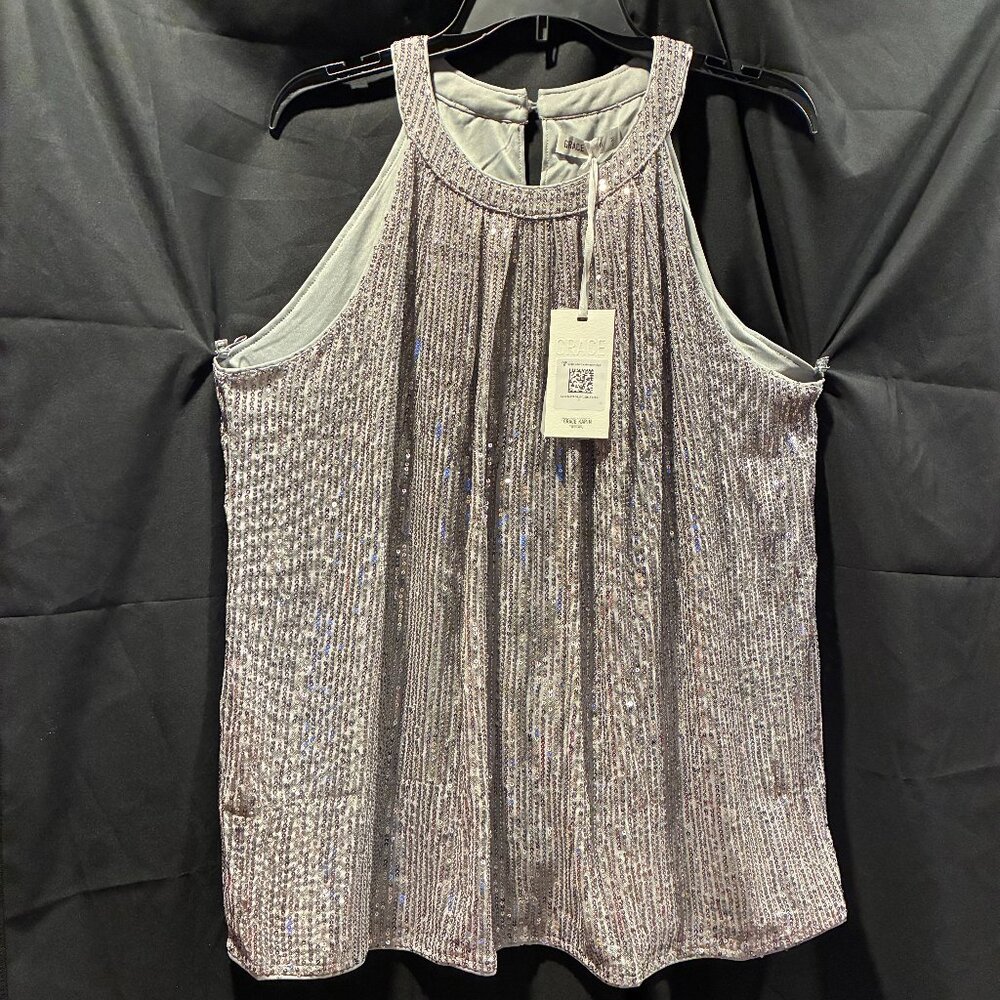 Grace Karin Sequin Top